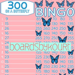 300 wta bingo board