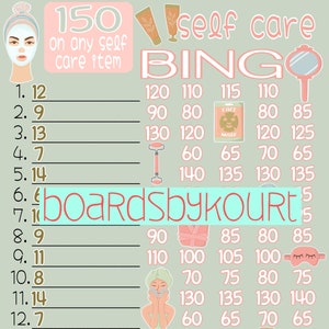 150 wta bingo board