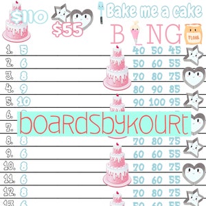 110 wta bingo board