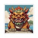 Shisa in Okinawa Japan Sticker, Japanese Gifts, Okinawna Gifts, Shisa ...