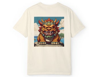 Shisa in Okinawa Japan Unisex Garment-Dyed T-shirt