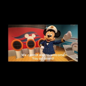 Disney cruise ship Surprise Trip Reveal Video • Personalised Digital Vacation Announcement • Custom Kids Name & Travel Date Gift