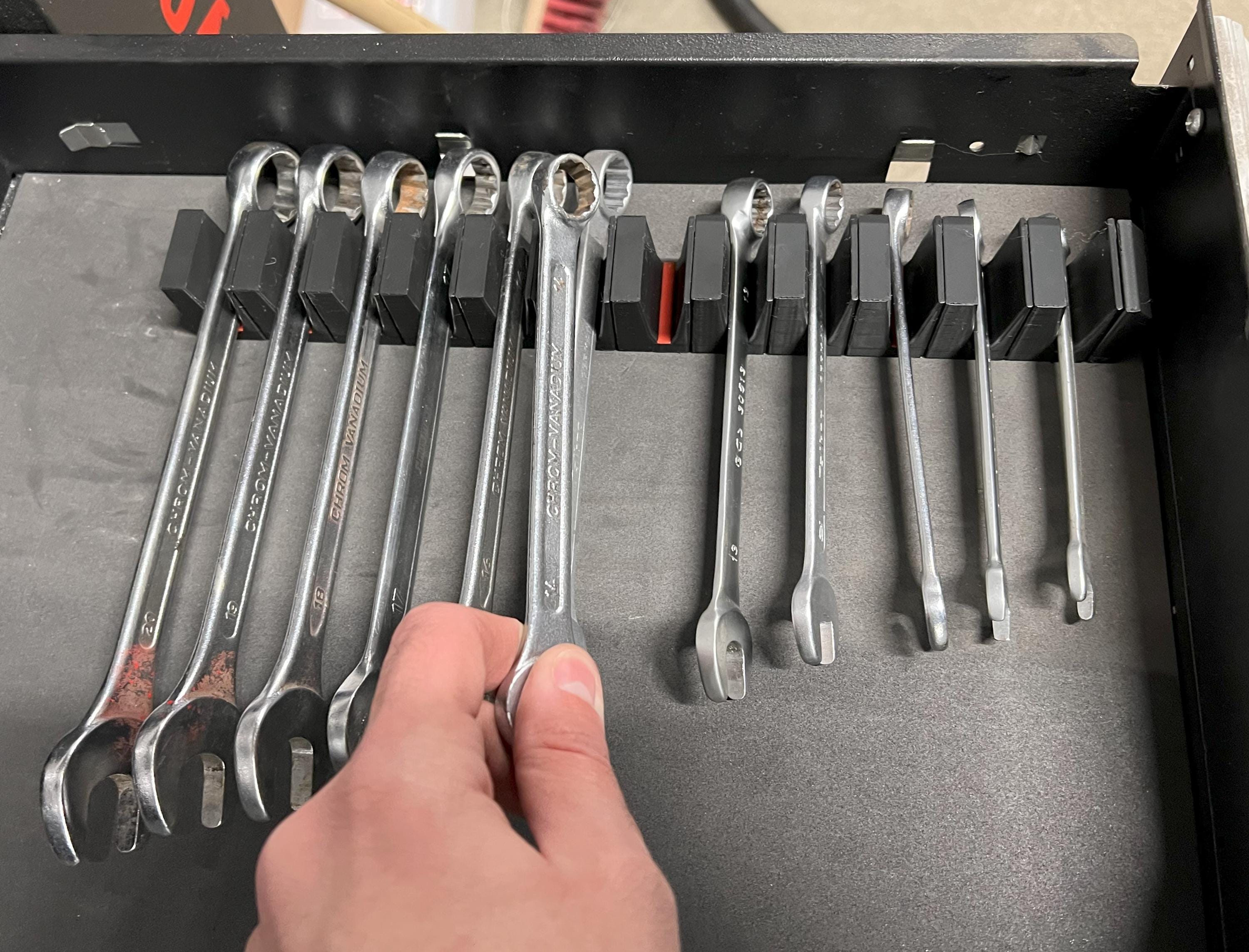 Combination Wrench Tool Bag Wrench Organizer Bike Tool Kit 20