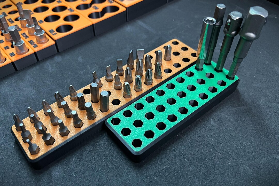 Magnetic Bit Organizer Rack | 1/4