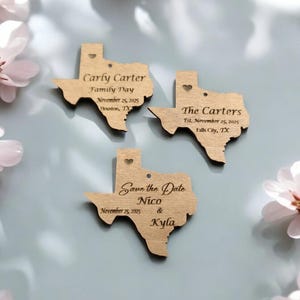 Logo Wedding Favor, Map Ornament With Engraving, Personalized Wedding Party Gifts, Engraved Wooden State Ornament, Bulk Wedding Favors