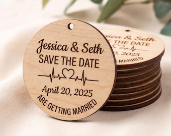 Custom Map Ornament: Engraved Wood, Family Reunion Favor