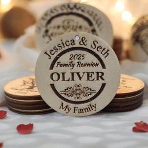 Family favors magnet, Family reunion tag, Family reunion gift, Wedding favor ideas, Custom table names, Family magnets, Wedding favor ideas