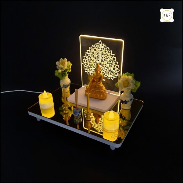Altar table; buddhist altar; buddhist shelf; spiritual altar table; collection altar table; wall hanging shelf for spiritual.KAFART THAILAND