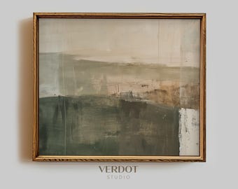 Green Abstract Print Winter Painting, Printable Wall Art, Earthy Minamilist Rustic Christmas Decor,  Modern Print Digital Download | 2473