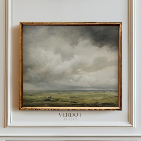 Summer Storm Landscape Canvas Art Print Summer Storm Landscape Canvas Art Print