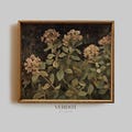 Moody Vintage Flowers Painting, Printable Wall Art, Dark Green Rustic Garden Print, Fall Botanical Print, Spring Decor  | 24161 product logo