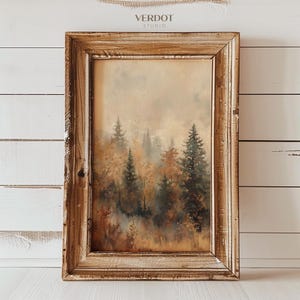 Herbst Wald Landschaft, Herbst Wald Landschaft, Herbst Wald Landschaft, Herbst Tannengrün, Herbst Tannengrün, Tannengrün Poster | 24153
