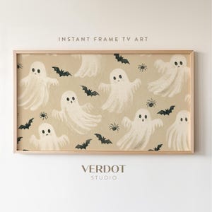 Spoken en vleermuizen lijst tv-kunst, neutraal halloweendecor | TV26044