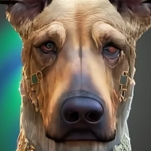 La nostra squadra di Animal Beast ottiene l'annusatore che fa il lavoro sporco, Krypto Dog Hunter Security e Detective. Immagini in 5 dimensioni.