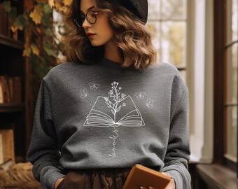 Books Sweater, Books Shirt, Books Hoodie, Book Lover Sweatshirt, Reading Sweatshirt, Gift for Book Lover, Spring Shirt