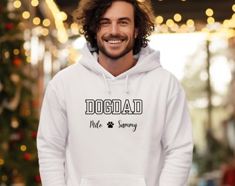 Personalisierter Pullover Dogdad, Dogdad personalisiertes Shirt, Dogdad Hoodie, personalisiertes Sweatshirt, Dogdad Geschenk Idee