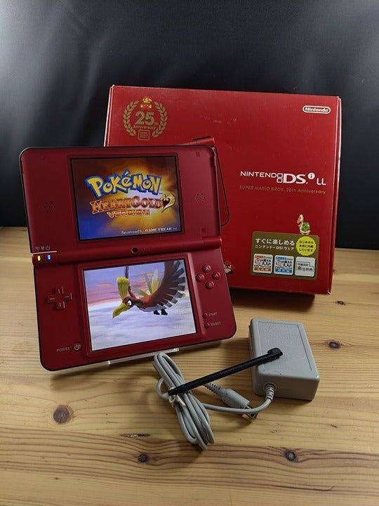 Nintendo DSi XL Red 25th Anniversary Handheld System For Sale