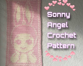 Rabbit Sonny Angel inspired Crochet Tapestry Pattern