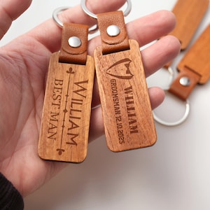 Groomsman Gift Key Chains, Best Man Gift, Personalized Key Chains Wedding Favor, Wedding Souvenir, Giveaway Gifts