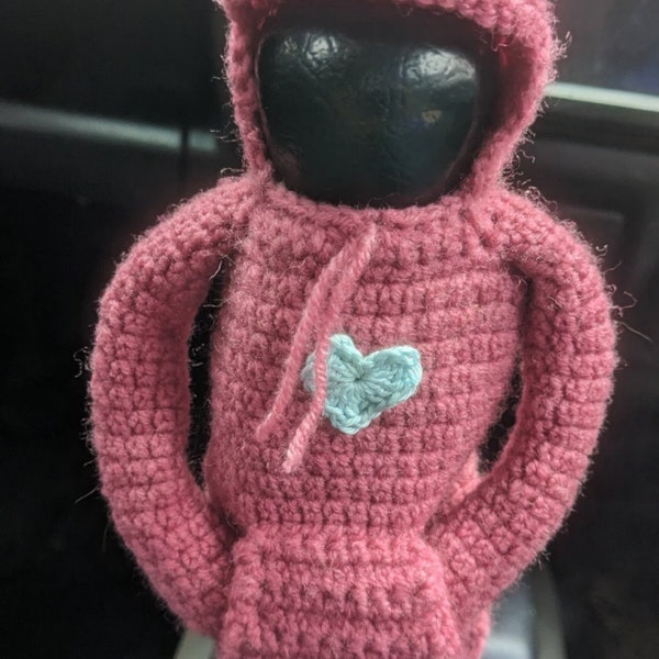 Sweat à capuche pour levier de transmission Tutoriel modèle au crochet PDF en anglais Décoration de voiture