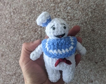 Marshmallow Man Crochet Pattern Ghostbusters, Amigurumi Movie Toy PDF in US English, Plush Stay Puft Ghost, Halloween Geeky Gamer Gift