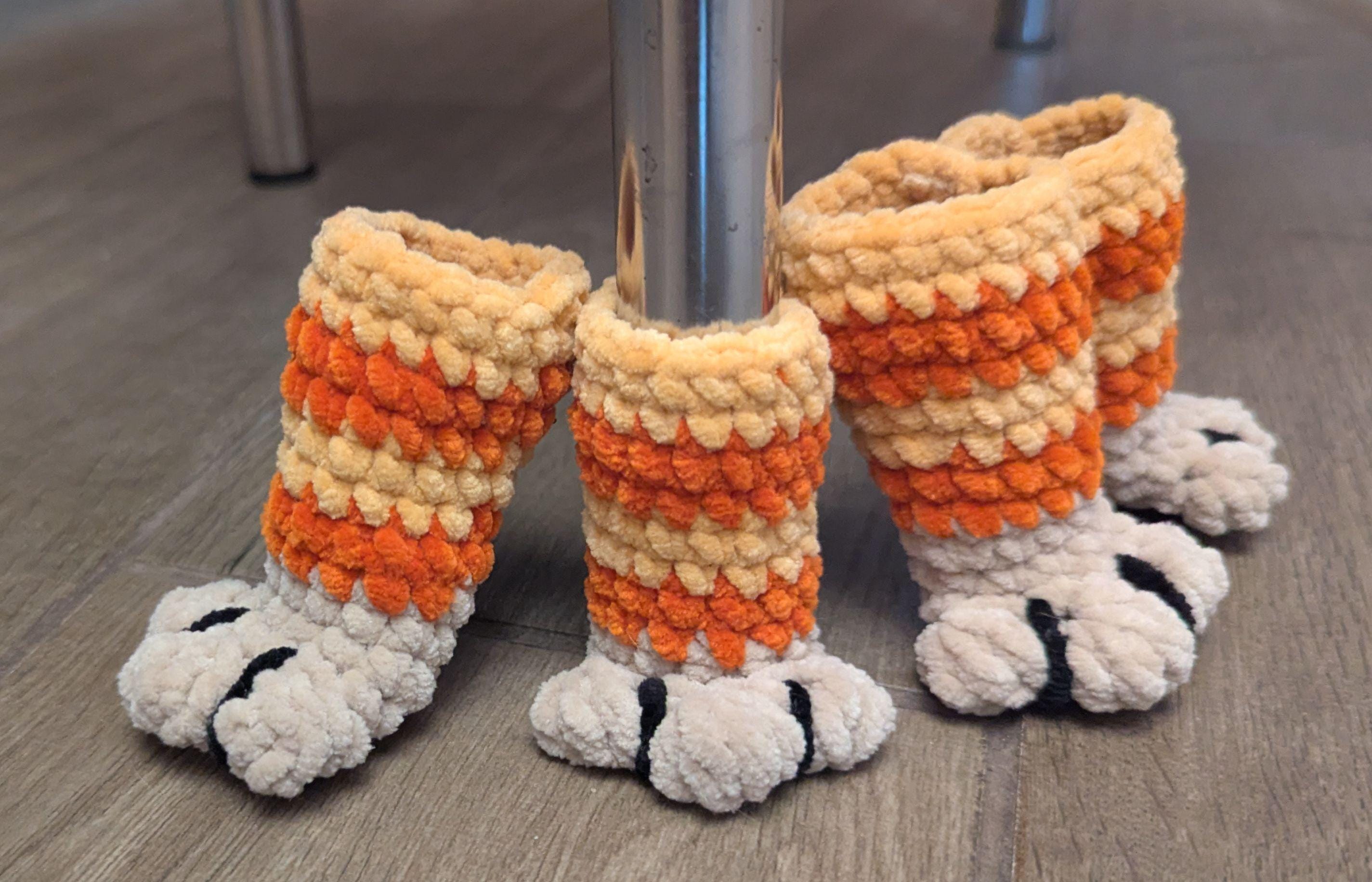 Furniture Knitted Chair Socks Free Pattern Free Crochet Pattern - Main Image