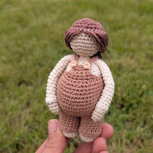 Handmade Crochet Potato For Moms-To-Be - 30 Uplifting Message Signs, Unique Pregnancy Gift For Christmas & Baby Showers