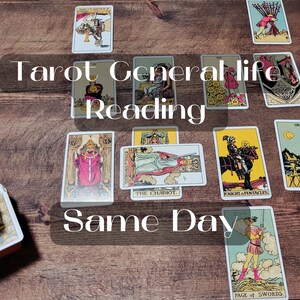 Tarot General Reading with advice| In-depth Reading| Same Day Tarot Reading| Delivery 1-8 Hours.