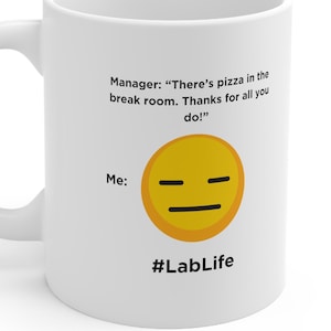 Laboratory Manager Mug, Funny Science Mug, Medical Technologist, Cute Science Mug, Funny Laboratory Gift, Laboratory Mug, MLS Gift