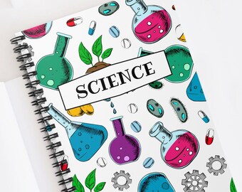 Science Notebook, STEM Notebook, Fun Science Notebook, Science Teacher Notebook, Science Notebook for Students, Back to School