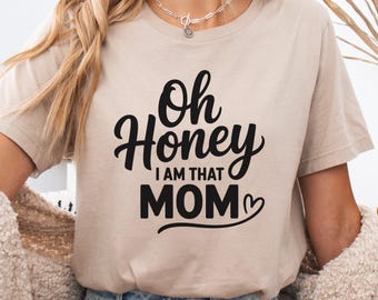 Chemise Oh chérie, je suis cette maman, chemise maman pour Gameday, chemise drôle pour maman, idée cadeau fête des mères, cadeau pour une maman d'un enfant, club des mamans cool