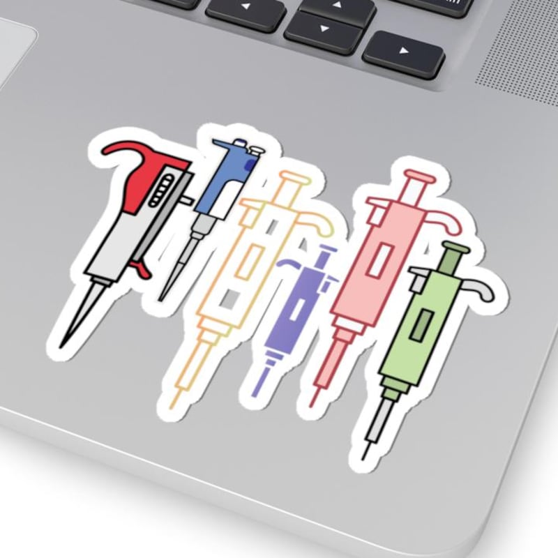 Lab Cap Sticker Laboratory Stickers - Etsy