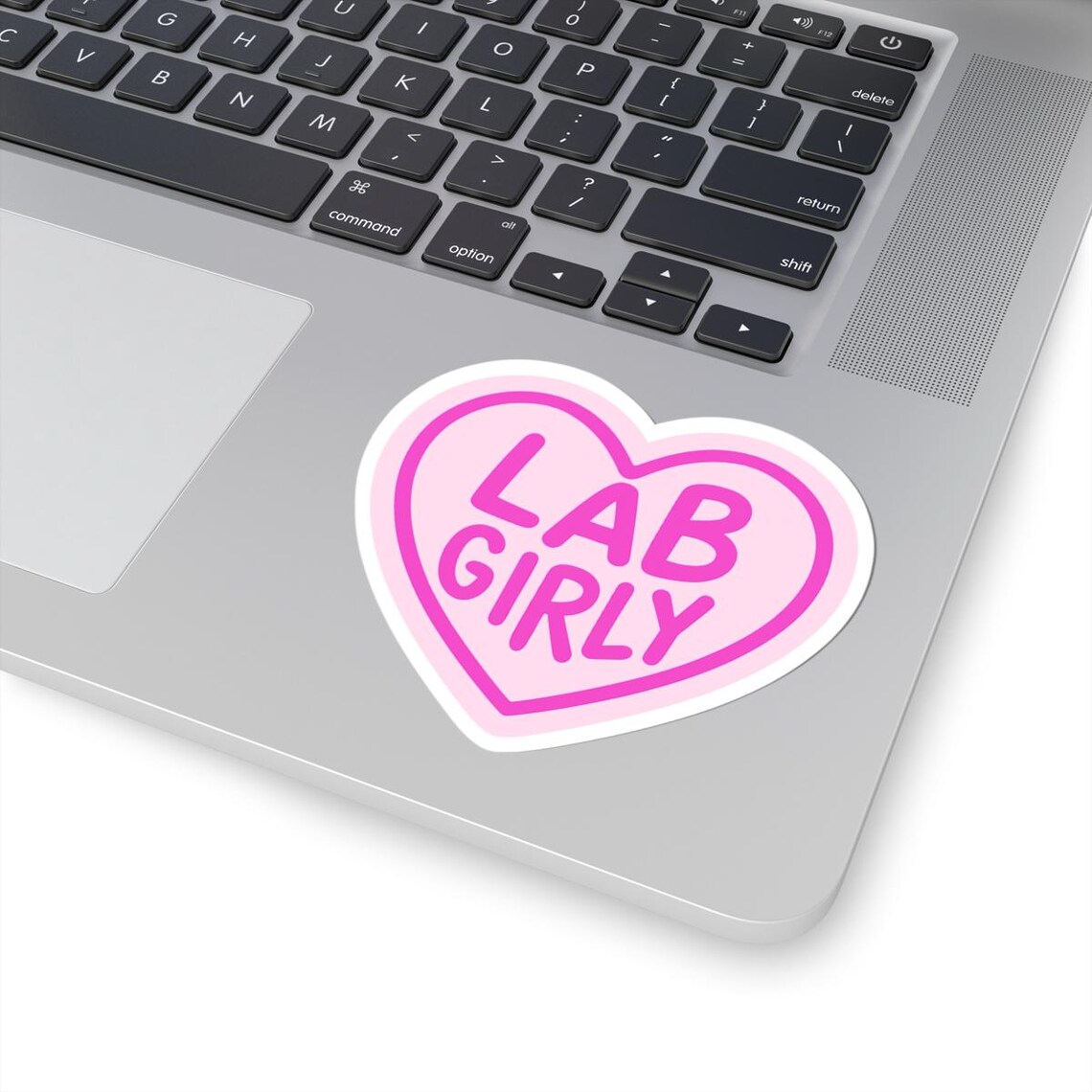 Pink Lab Stickers Lab Girly Heart Sticker, Medical Laboratory Science, Laboratory Sticker ...