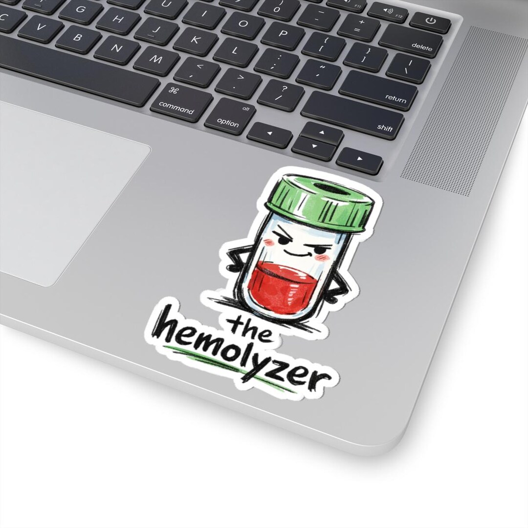 The Hemolyzer Laboratory Sticker, Laboratory Humor Sticker, Phlebotomy ...