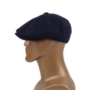 Dark Blue  Newsboy Cap,Wool ,Wool cap, Flat Cap,Peaky Blinders Hat,Baker Boy Man Hat, ,Gatsby Hat,Men Christmas Gift