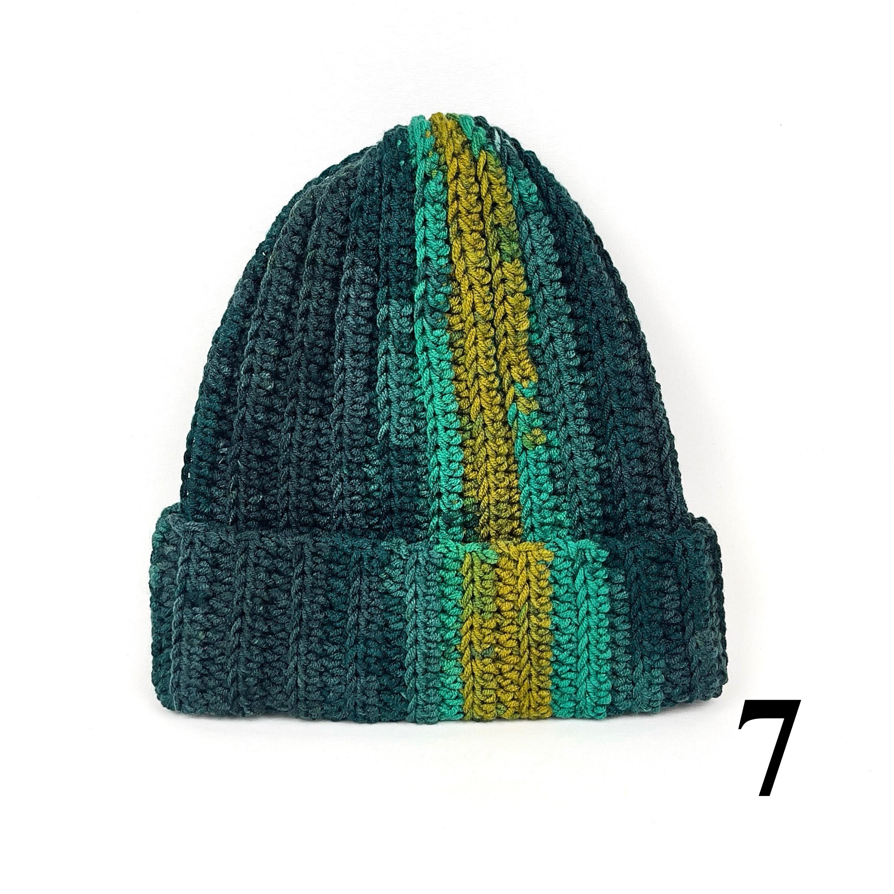 Created by Cyd Handmade Crochet Beanie Hat Multi Color  display picture 3