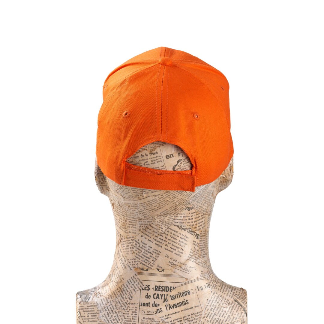 Tech Design Graduation Cap Embroidered Dad Hat - Adjustable Cotton Baseball Cap, Unisex, Orange - View #6