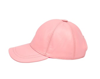 【Cole Haan】★キャップ★ Women's Leather Baseball Cap Grey Leather Baseball Cap,adjustable Leather Cap,leather Hat