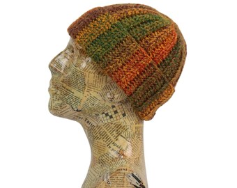 Handmade Crochet Multicolor Beanie: Boho Chunky Knit - Etsy display picture 2