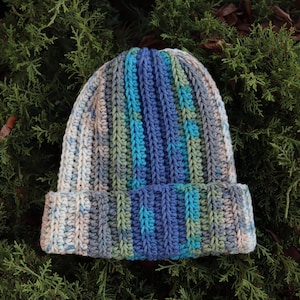 Hand Knit Beanie,Warm Caps,Multicolor Beanie, Boho Beanie,Cozy Chunky knit,Funky Beanie,Unisex Beanie,Winter Beanies,Fisherman Skull Cap,