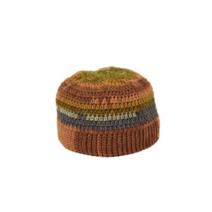 Handmade Crochet Beanie, Winter Beanie for Men & Women, Multicolor Unisex Knit Hat, Warm Winter Gift, Unique Boho Hat,Cozy Christmas Cap