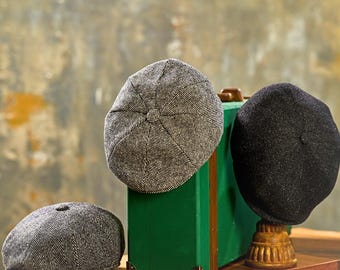 Vintage flat cap, newsboy cap, hat B637, black and tan flat cap, newsboy cap, hat - Etsy 日本 Vintage flat cap, newsboy cap, hat B637, black and tan flat cap, newsboy cap, hat - Etsy 日本
