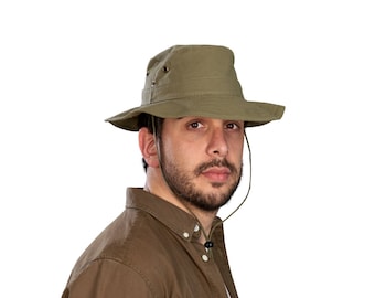 【JEEP】Camping String Safari Hat Amazon.com: Waterproof Safari Hats | Wide Brimmed Sun