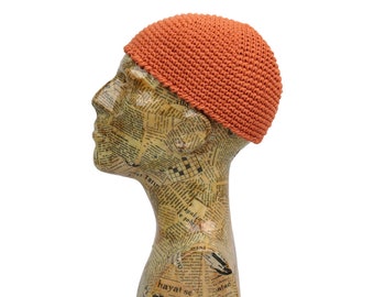 Summer Crochet Kufi Hat, Summer Cap Fisherman Beanie,Cap,Skull Cap,Beanie Men,Handmade Cap,Beanies for men,Handmade Crochet,,Kufi