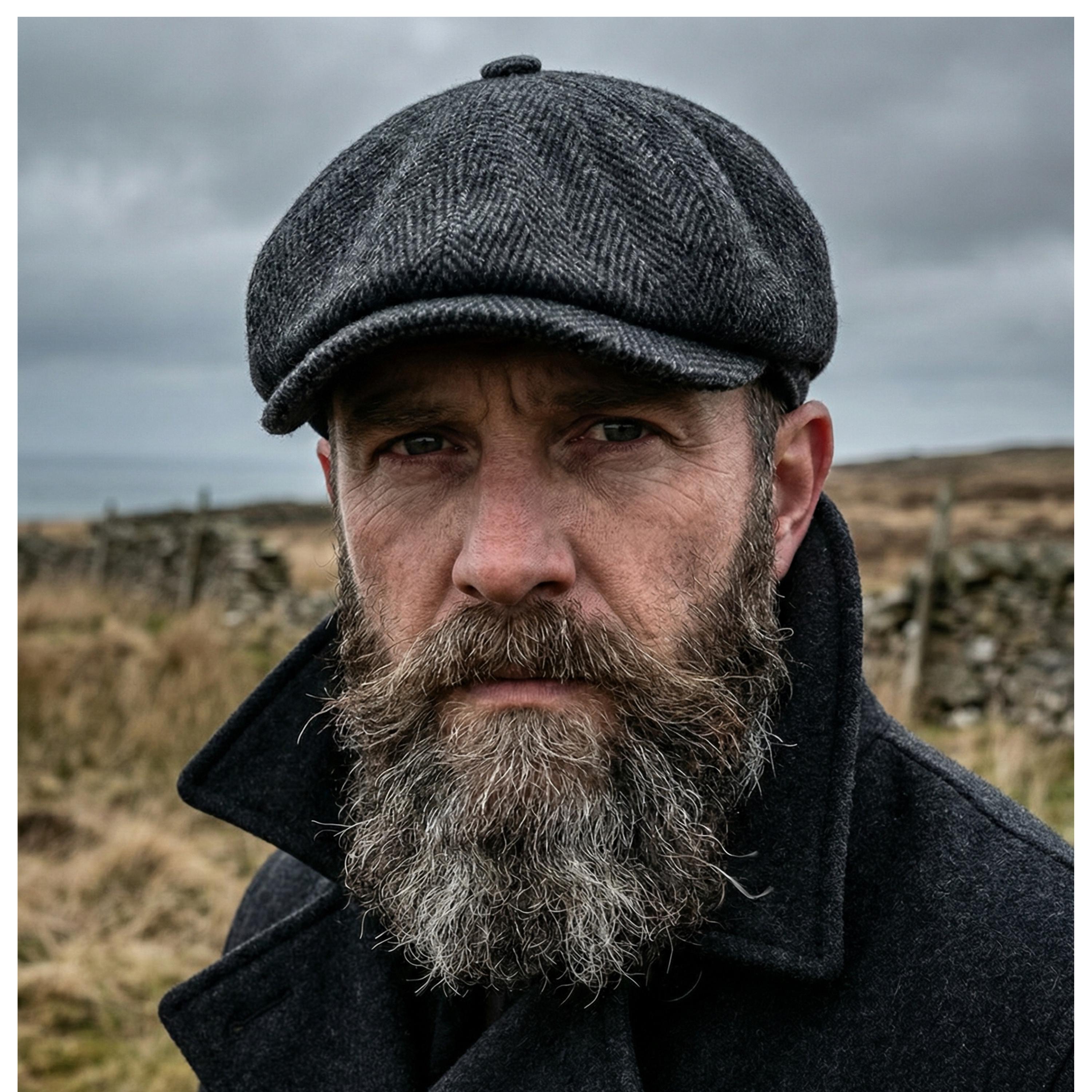 Handmade Wool Newsboy Cap: Vintage Peaky Blinders Style - Etsy