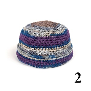 Gorro de pescador de ganchillo hecho a mano 2