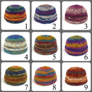 Gorro de pescador de ganchillo hecho a mano imagen 18