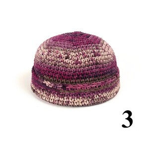 Gorro de pescador de ganchillo hecho a mano 3