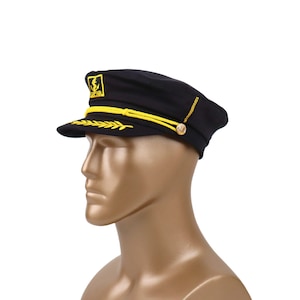 Captain Hat,Captain Hat ,Gift For New Boat Owner,First Mate Hat,Skipper,Yacht -Sailor Bachelor Hat, Nautical Gift,Bride's captain hat