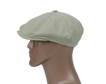 VIGO コーデュロイ コットン ニュースボーイ 8パネル キャップ